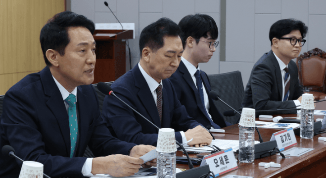 오세훈·한동훈, 장동혁 체제 정조준…“당 사당화 안 돼”