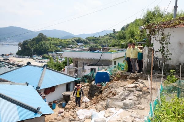 통영시, 특별재난지역 시 전역 확대 위해 드론 동원 피해 조사 총력