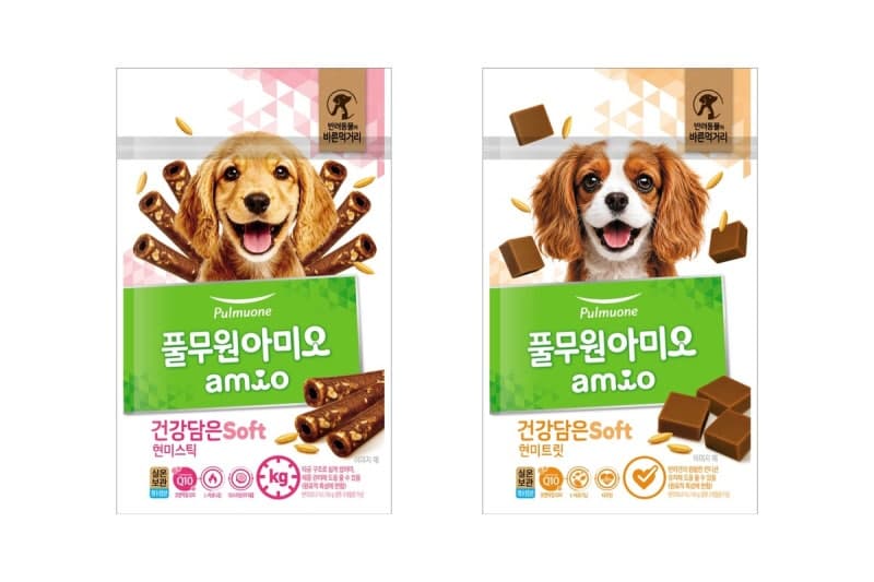 풀무원, 펫푸드 사업 재편 후 첫 신제품…7세 이상 반려견용 '소프트 현미간식' 출시