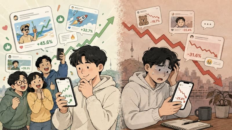 세계에서 가장 미친 증시로 불리는 한국, 공포의 롤러코스터 장세로 전락