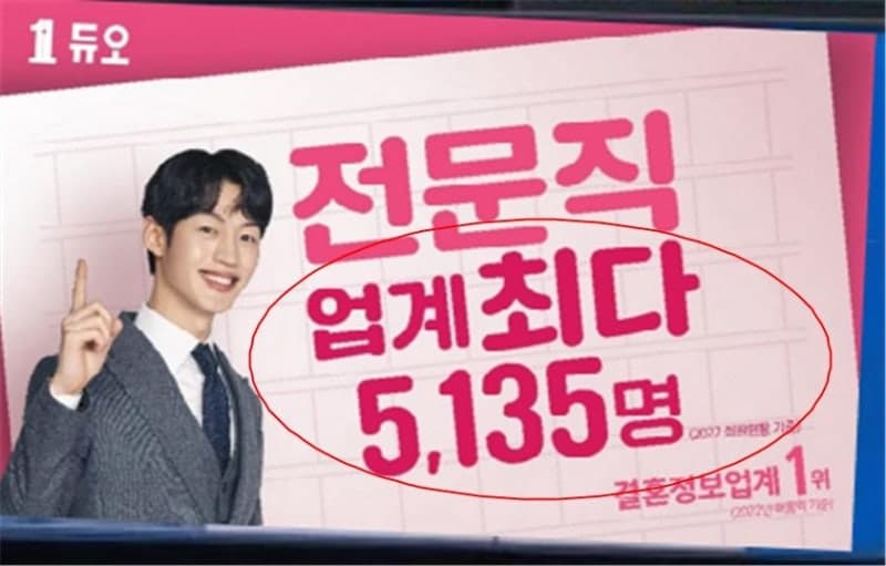 전문직·명문대 회원 최다라더니…듀오, 거짓 광고로 과징금 3억 4500만 원
