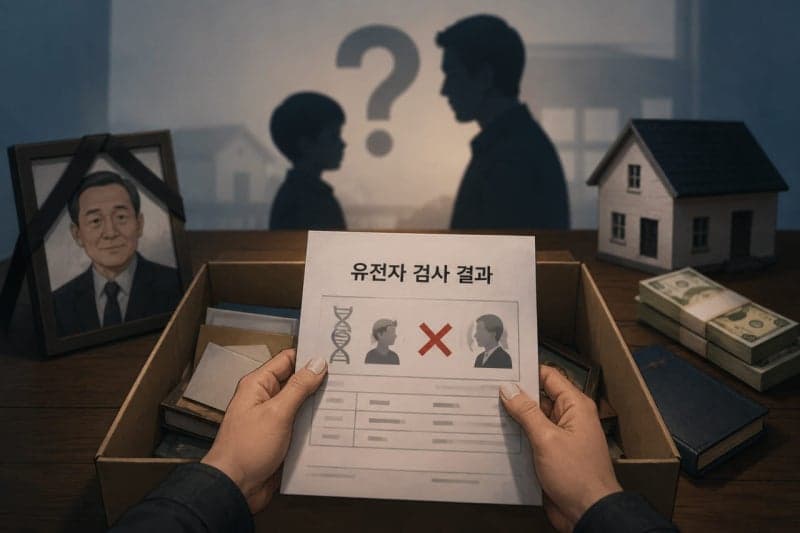 사망한 형 유품서 드러난 친자 불일치, 조카 상속 막으려면?