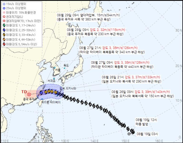 제18호 태풍 사우델 북상에 제주 해상 비상…연안 안전사고 주의보 발령
