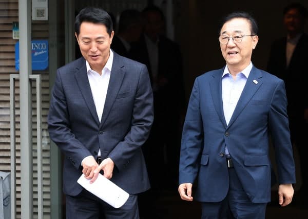 오세훈 서울시장, 김윤덕 장관 만나 용산공원 주택 공급 논의…의견 좁혀져