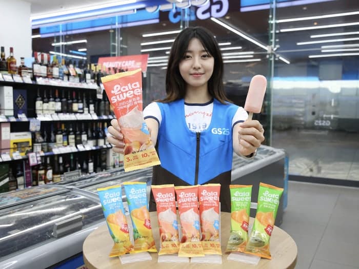 아이스크림도 쫀득한 식감이 대세…GS25 '라라스윗 쫀득바' 400만 개 돌파