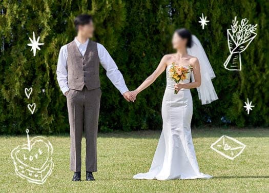 남의 결혼사진에 얼굴 합성해 청첩장 돌린 커플…축의금 노렸나