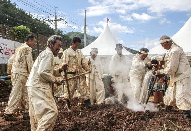 강원 무형유산 정선 유평삼베민속, 전통 삼굿 재현 축제 개최