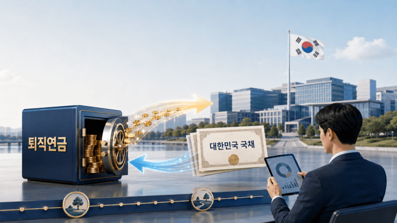 500조 퇴직연금으로 개인투자용 국채 투자…내달 9일부터 청약 시작