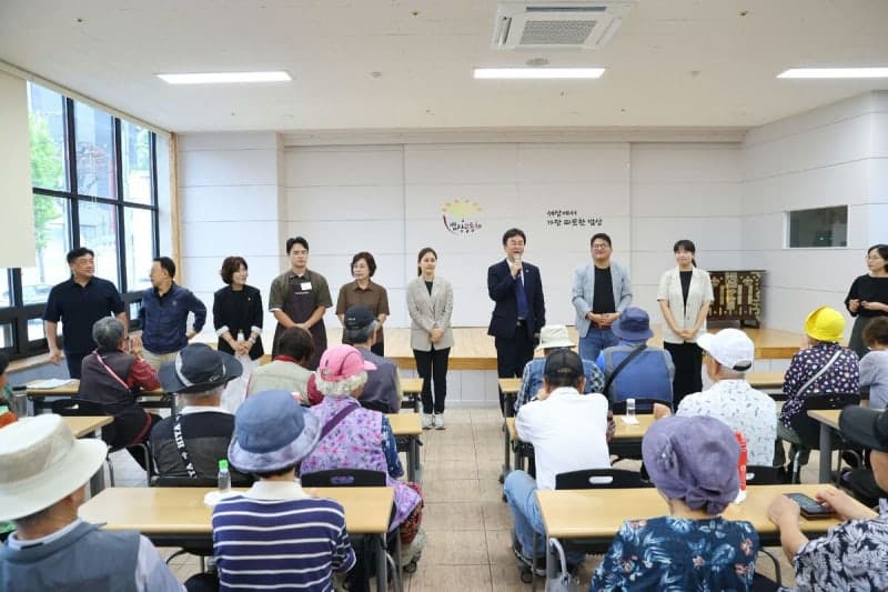 원주시의회, 밥상공동체 찾아 따뜻한 한 끼 나눔 실천