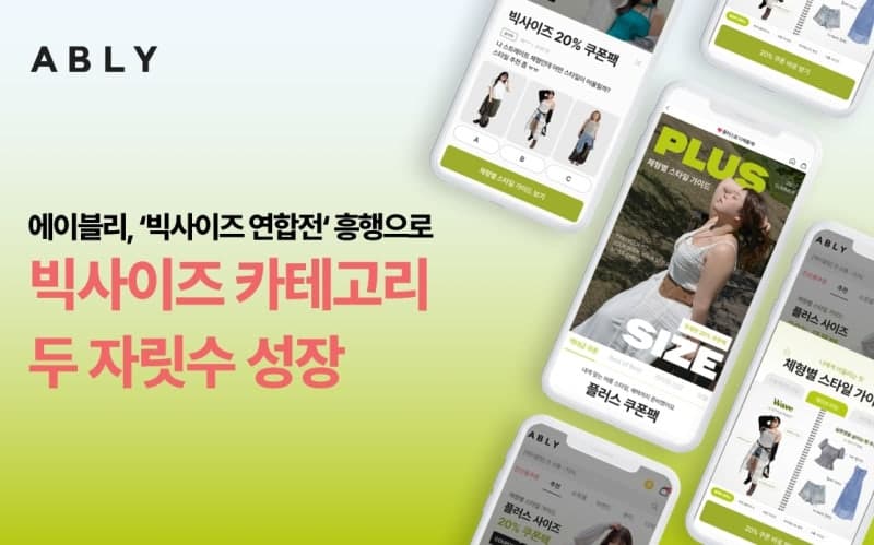 에이블리, '빅사이즈' 틈새 공략 통했다…거래액 22% 성장