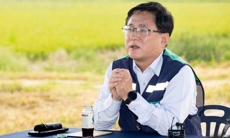 용인 반도체 산단 LNG 발전·폐수 논란에 김성환 장관 현장 점검 나서