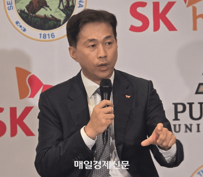 곽노정 SK하이닉스 대표 "美 추가 투자 어디든 열려 있다…2030년까지 메모리 부족"