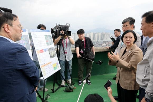 한성숙 총리, 장위14구역 찾아 민간 재개발 속도 높인다