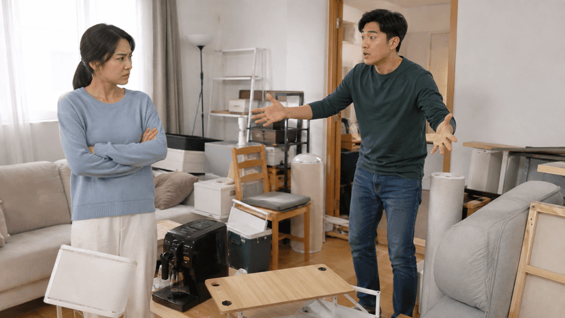 집이 창고로 변해간다…버려진 물건 주워오는 남편과 갈등 겪는 아내