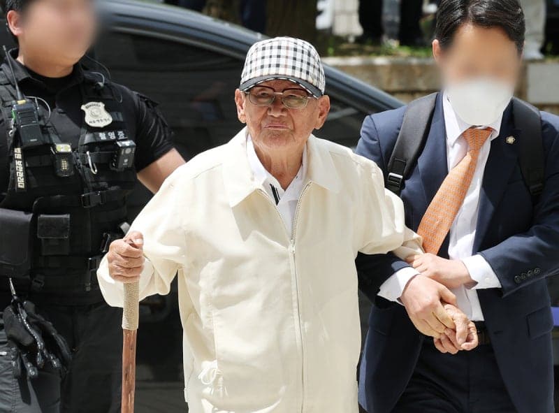 국민의힘 집단 입당 강요 혐의 이만희 신천지 총회장, 병원 진료 위해 일시 석방