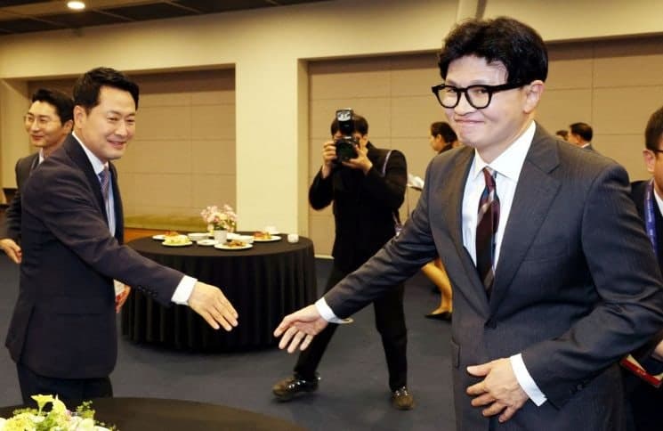 장동혁 "한동훈과 연대 불가" 선언에 한동훈 "맹목적 증오 이해 안 돼"