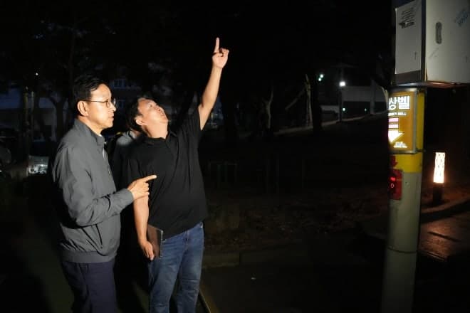 위성곤 제주지사, 야간 현장 점검… 나홀로 여행객 위한 안전망 강화