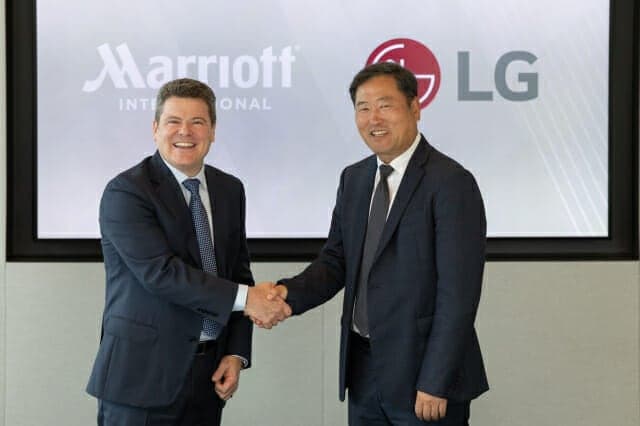 LG전자, 메리어트와 손잡고 차세대 스마트 호텔 플랫폼 공동 개발