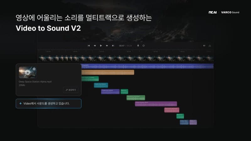 NC AI, 게임·영상 제작 돕는 생성형 AI 오디오 플랫폼 ‘바르코 사운드’ 정식 출시