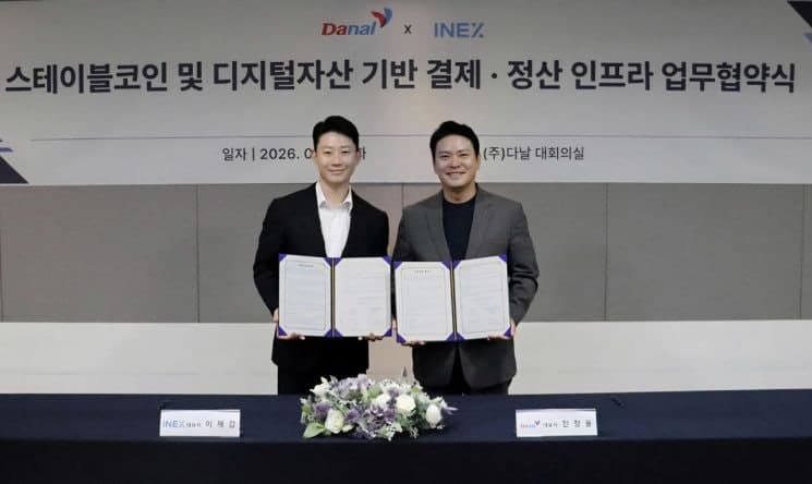 다날, VASP 인엑스와 손잡고 스테이블코인 결제·정산망 구축