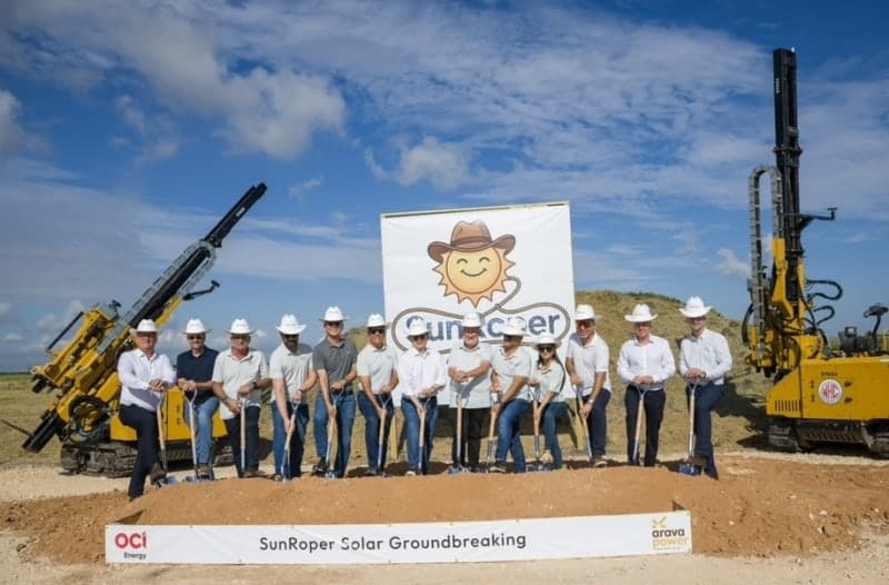 OCI홀딩스, 미국 텍사스서 260MW 규모 선로퍼 태양광 발전소 착공