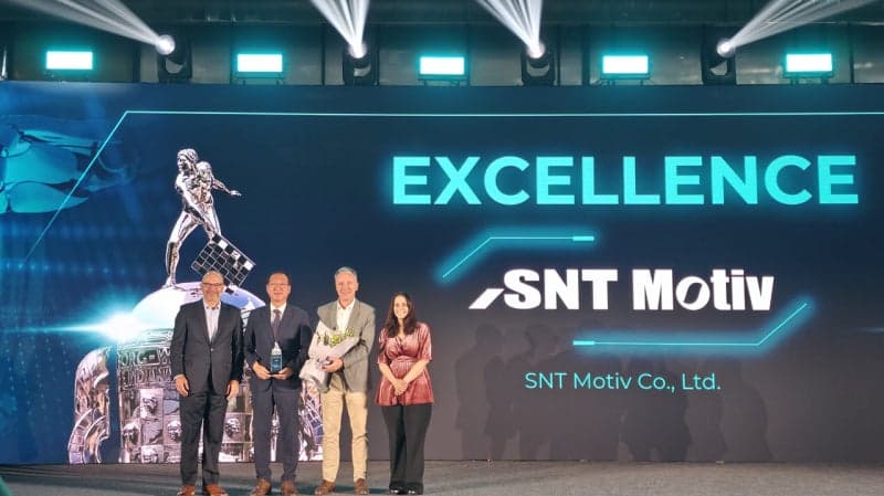 SNT모티브, 글로벌 완성차·부품사 우수공급업체 잇단 수상