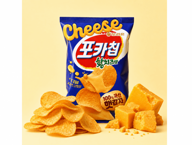 오리온, 햇감자에 황치즈 풍미 더한 '포카칩 황치즈맛' 출시