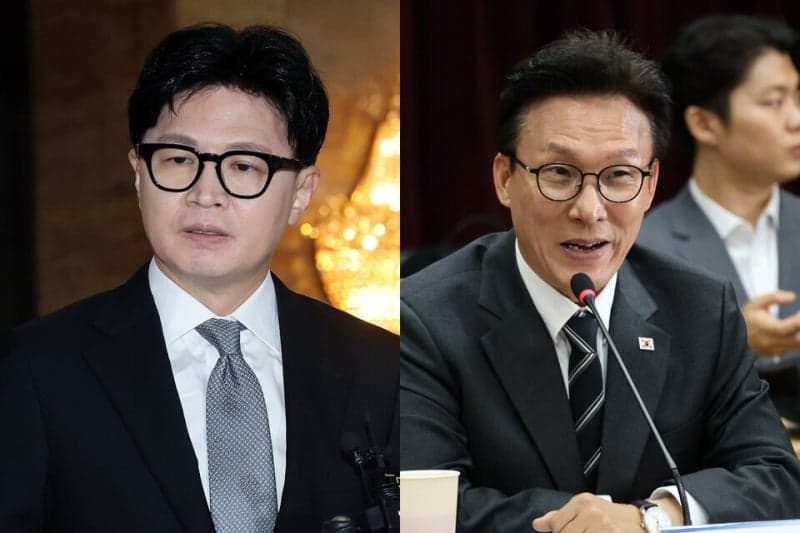 차기 대권 주자 선호도 한동훈 9%·김민석 7% 오차범위 내 접전