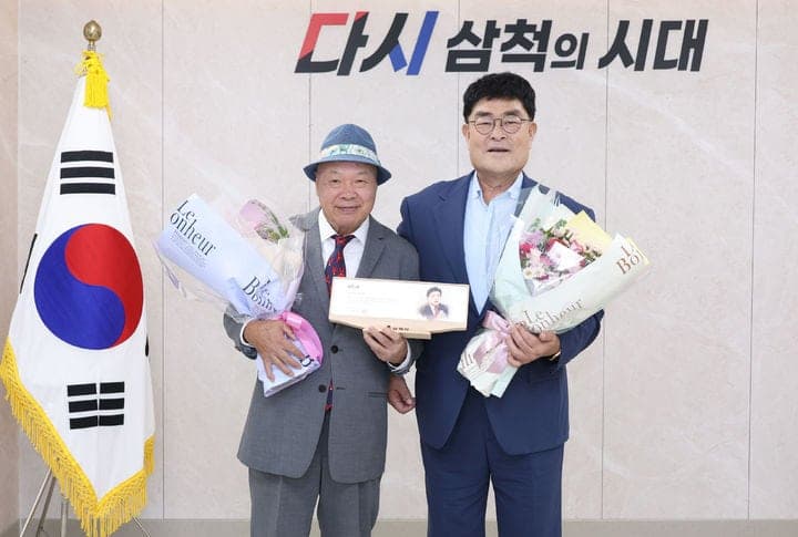 '4전 5기' 신화 홍수환 전 세계챔피언, 삼척시 홍보대사 위촉