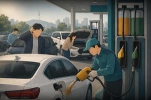 부산 주유소 혼유 사고, 차량 180대 피해…수리비 수천만원