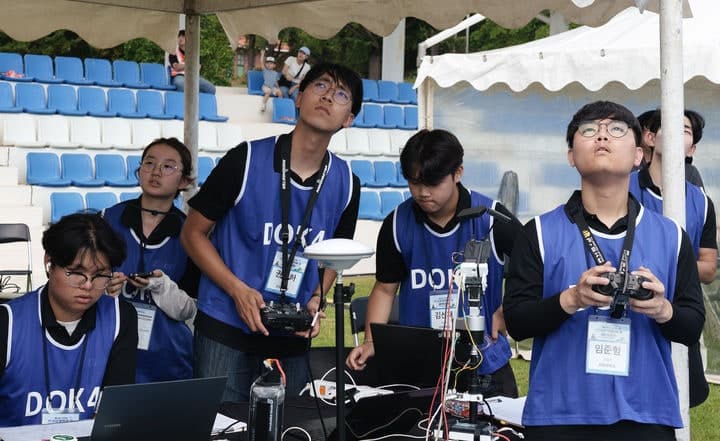 우주항공청 주최 한국로봇항공기 경연대회, 인하대 DOK4팀 대상 수상