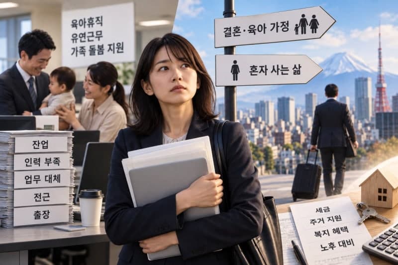 미혼이라는 이유로 야근·전근 몰리는 일본 직장인들