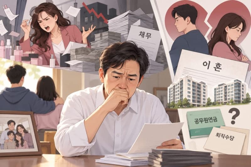 25년 교사 남편, 아내의 사업 실패와 이혼 앞두고 연금 분할 갈등