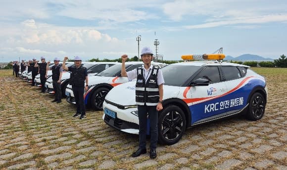 농어촌공사, 건설 현장 불시 점검 'KRC 안전 패트롤카' 전국 9대로 확대