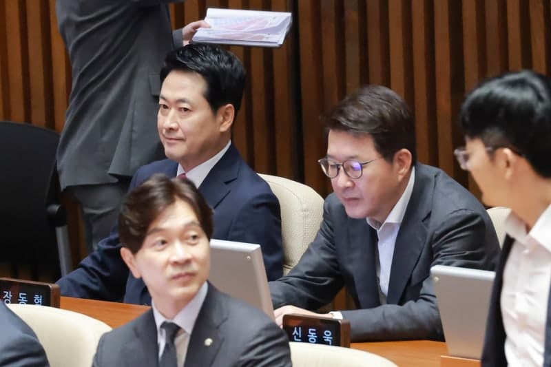 국민의힘, 김민석 연설에 "정권 용비어천가…이재명 연임 불가 선언부터 하라"