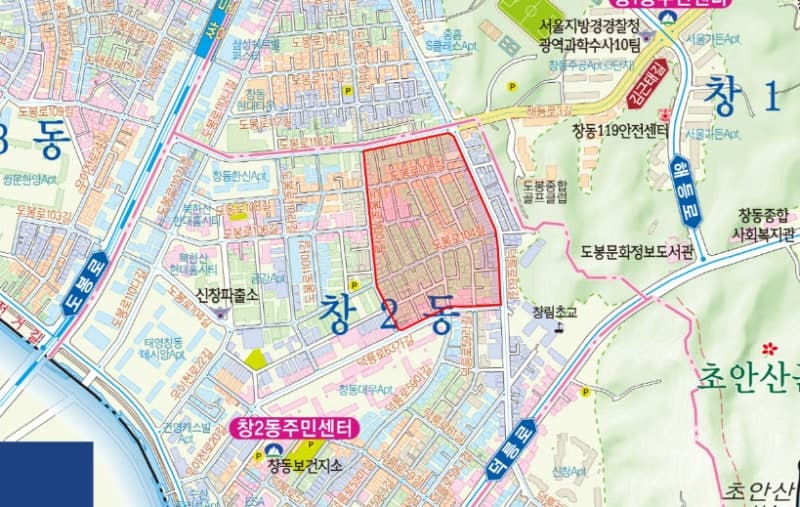 도봉구, 창동 608번지 일대 준공업지역 첫 주택재개발 추진