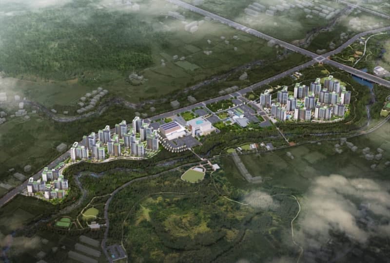 호반건설 '위파크 제주' 공정률 50% 돌파…기반시설 조성 순항