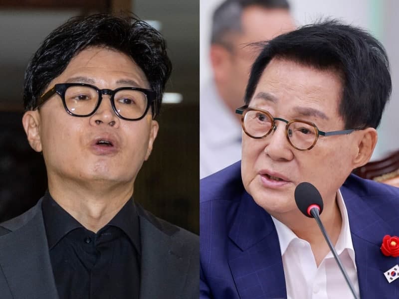 한동훈 "원조 민주당 오빠는 박지원" vs 박지원 "깐죽거리지 말고 자숙하라"