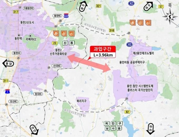 용인-화성 반도체 공동생활권 잇는 광역교통망 확충 본격화