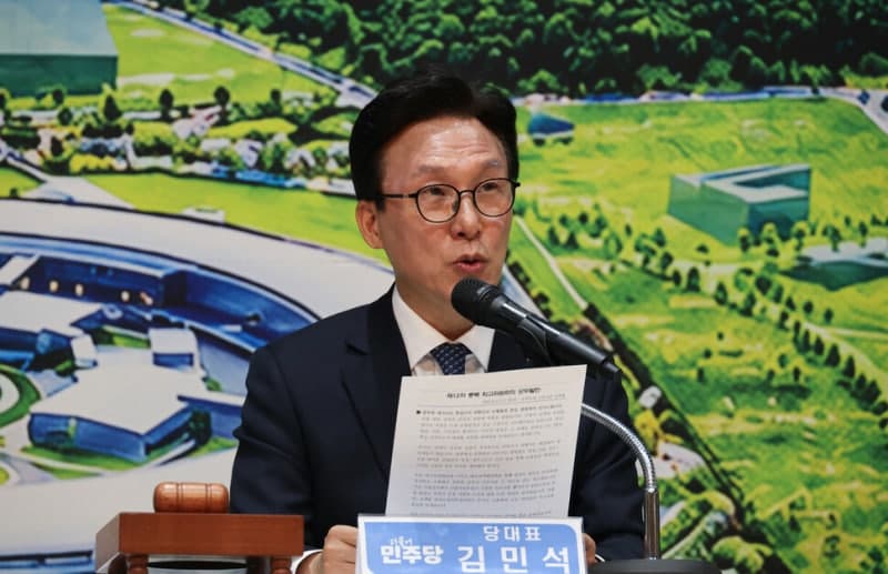 김민석 "김승원 후보자 지킬 것…한동훈의 불법 자료 커넥션 처벌해야"