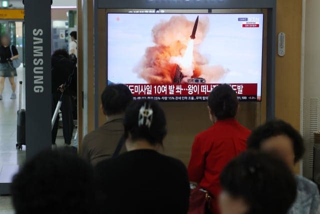 한미일 ‘프리덤 에지’ 끝나자… 북한, 동해상으로 탄도미사일 수발 발사