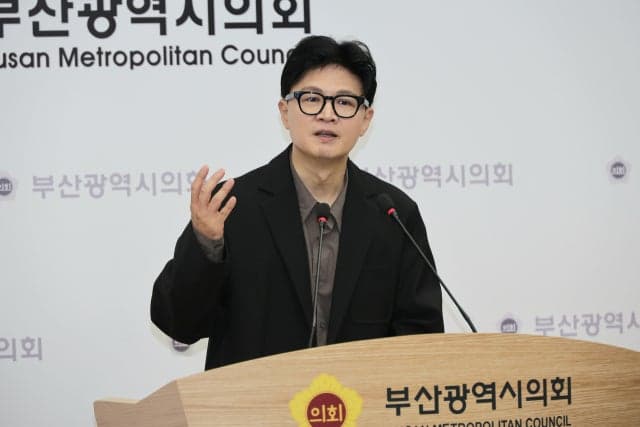 한동훈 "전재수 주연에 나는 조연"…부산 북구 발전 위해 초당적 협력