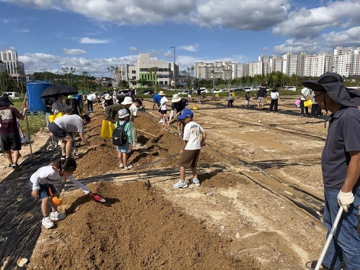 경북도청신도시 유휴부지, 주민과 아이 위한 생태 텃밭으로 변신