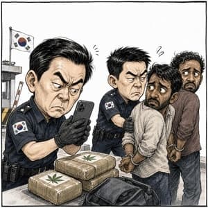 부산세관, 국제우편 이용해 고농축 대마 밀반입한 스리랑카인 2명 구속