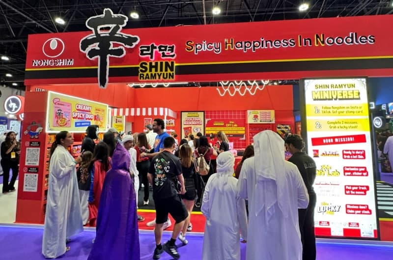 농심, 중동 최대 팝컬처 축제 'UAE 코믹콘'서 신라면 알렸다