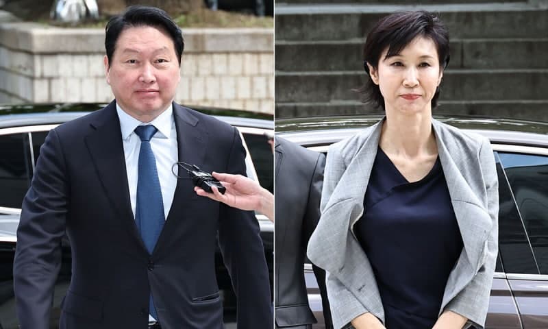 최태원, '동거인에 1000억' 발언한 노소영 측 변호사 불기소에 항고