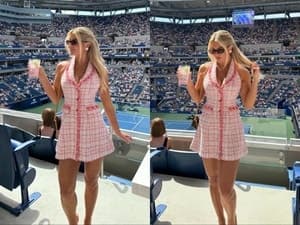 현실판 바비 인형으로 불리는 전 농구 선수 해나 화이트의 US오픈 관람기