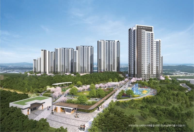 동부건설, 10월 '검단 센트레빌 그랑포레' 분양…검단 첫 민간공원 특례사업