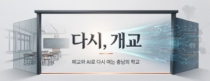 충남교육청, AI 기술로 폐교의 기억 되살린다…특별교부금 18억 확보
