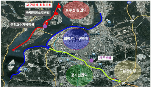 춘천시, 산림청 ‘정원도시’ 공모 선정…100억 투입해 도시 전체를 정원으로